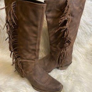 Women's Fringe Western Boots